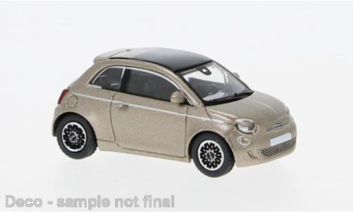 Modelauto Fiat 500 Elettrica e metallic roze 2022 1/87 PCX87