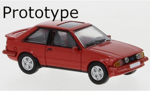 Modelauto Ford Escort XR3 MK III rood 1981 1/87 PCX87