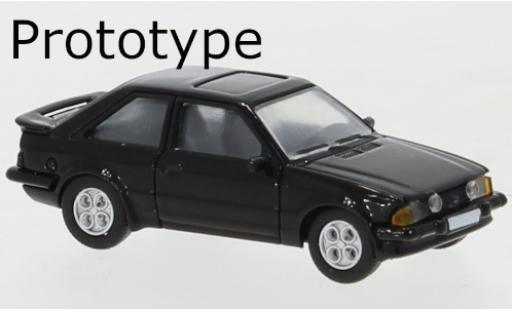 Modelauto Ford Escort XR3 MK III zwart 1981 1/87 PCX87