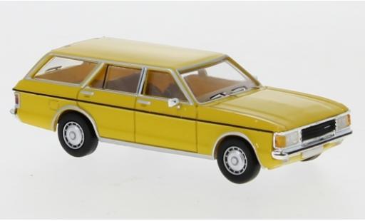 Modelauto Ford Granada Turnier MK I geel 1974 1/87 PCX87