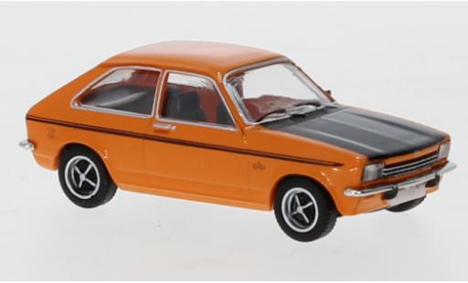 Modelauto Opel Kadett C City C oranje/mat-zwart 1975 1/87 PCX87