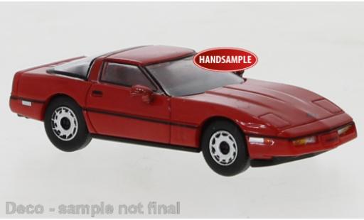 Modelauto Chevrolet Corvette Coupe C4 rood 1984 1/87 PCX87