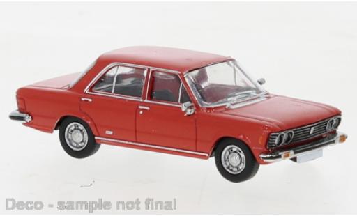 Modelauto Fiat 130 Limousine rood 1969 1/87 PCX87