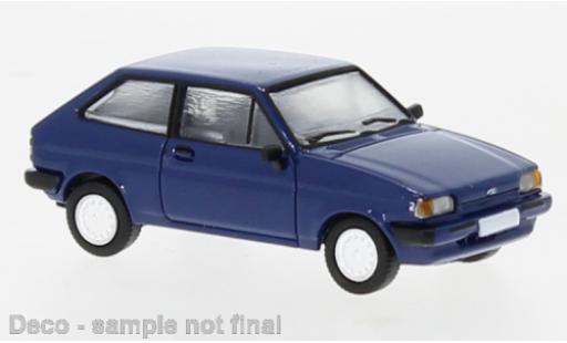 Modelauto Ford Fiesta Berline MK II blauw 1985 1/87 PCX87