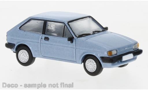 Modelauto Ford Fiesta Berline MK II metallic blauw 1985 1/87 PCX87