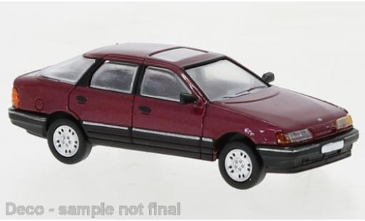 Modelauto Ford Scorpio Berline metallic rood 1985 1/87 PCX87