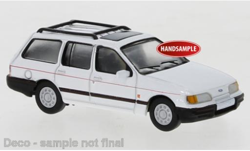 Modelauto Ford Sierra Turnier wit 1987 1/87 PCX87