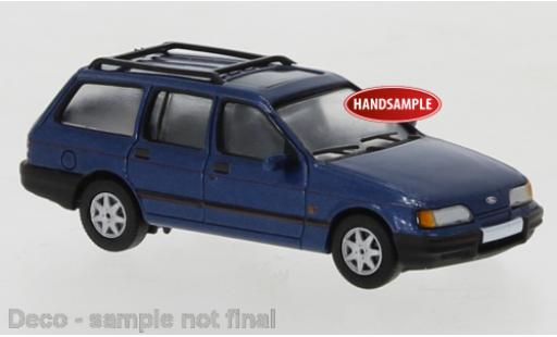 Modelauto Ford Sierra Turnier metallic blauw 1987 1/87 PCX87