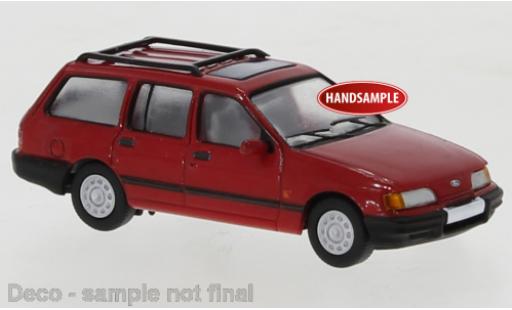 Modelauto Ford Sierra Turnier rood 1987 1/87 PCX87