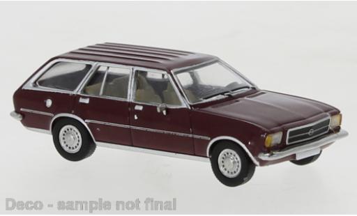 Modelauto Opel Rekord D Caravan rood 1972 1/87 PCX87