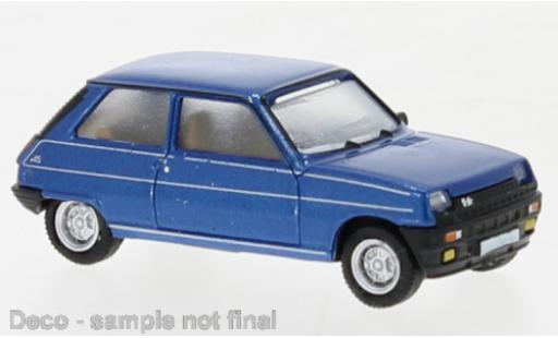 Modelauto Renault 5 Alpine metallic blauw 1980 1/87 PCX87