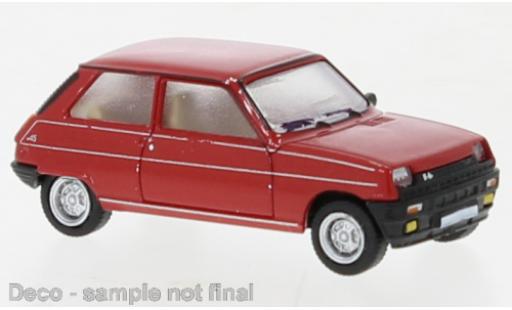Modelauto Renault 5 Alpine rood 1980 1/87 PCX87