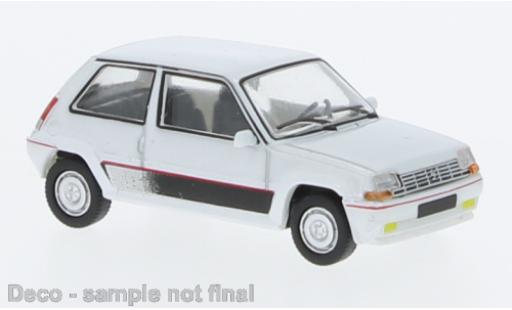 Modelauto Renault 5 Turbo GT metallic wit 198 1/87 PCX87