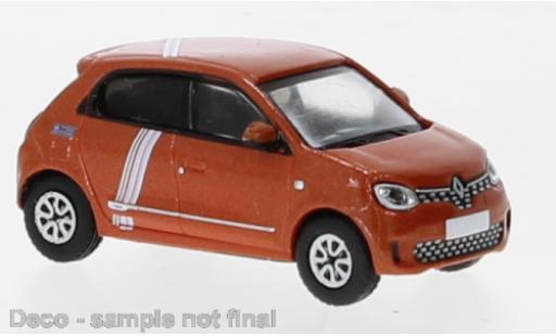 Modelauto Renault Twingo Base III metallic oranje 2019 1/87 PCX87