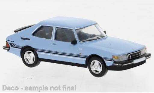 Modelauto Saab 900 Turbo blauw/Dekor 1986 1/87 PCX87