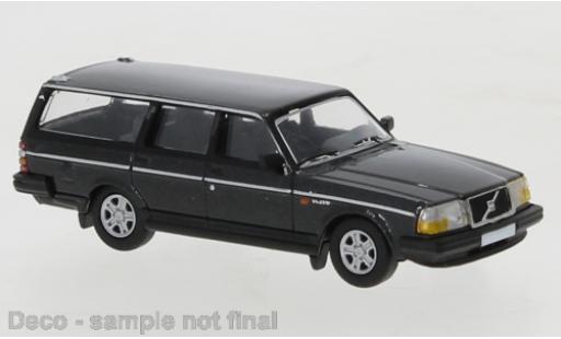 Modelauto Volvo 240 GL Stationwagen metallic grijs 1989 1/87 PCX87