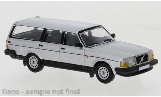 Modelauto Volvo 240 GL Stationwagen grijs 1989 1/87 PCX87