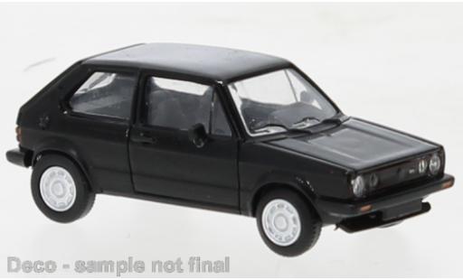 Modelauto Volkswagen Golf GTI I Pirelli zwart 1980 1/87 PCX87