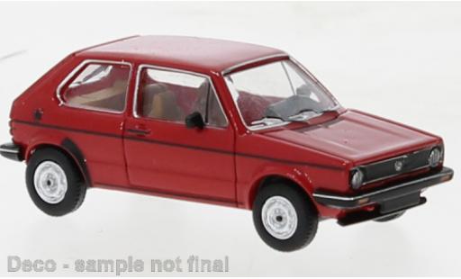 Modelauto Volkswagen Golf Base I rood 1980 1/87 PCX87