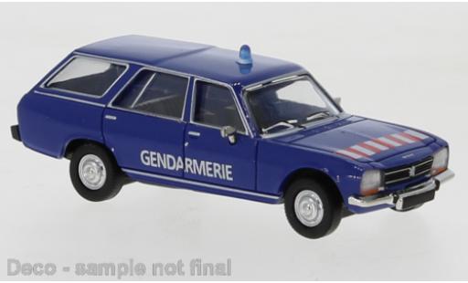 Modelauto Peugeot 504 Break Stationwagen blauw Gendarmerie (F) 1978 1/87 PCX87