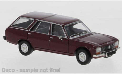Modelauto Peugeot 504 Break Stationwagen rood 1978 1/87 PCX87