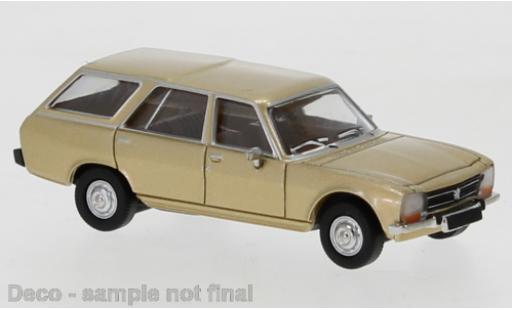 Modelauto Peugeot 504 Break Stationwagen gold 1978 1/87 PCX87
