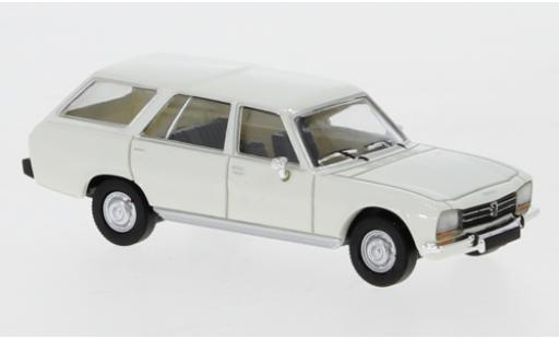 Modelauto Peugeot 504 Break Stationwagen wit 1978 1/87 PCX87