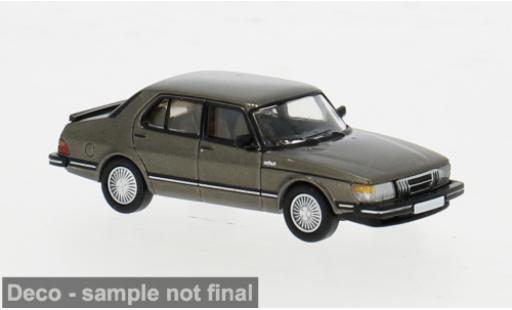 Modelauto Saab 900 Limousine Sedan metallic bruin 1981 1/87 PCX87