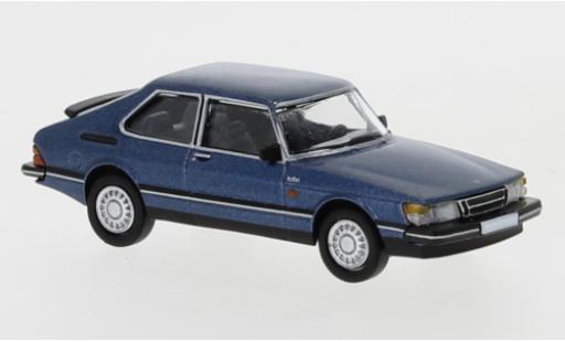 Modelauto Saab 900 Turbo metallic blauw 1986 1/87 PCX87
