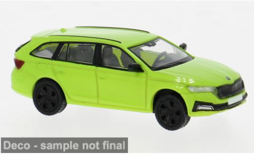 Modelauto Skoda Octavia Combi IV groen 2019 1/87 PCX87