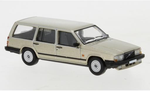 Modelauto Volvo 740 Base Stationwagen metallic beige 1985 1/87 PCX87