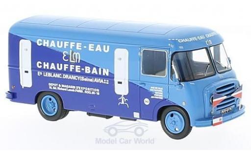 Modelauto Citroen U23 Fourgonnette Bestelwagen ELM Lewit Tour Cycliste blauw/blauw 1958 1/43 Perfex