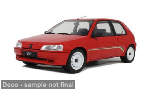 Modelauto Peugeot 106 Rallye PH.1 Rally rood 1993 1/12 Ottomobile