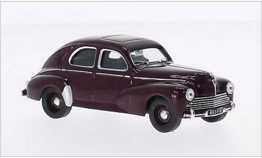 Peugeot 203 Berline 1/43 Solido Sedan rood 1950 modelauto