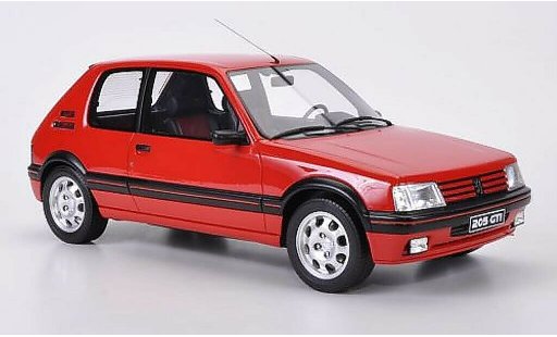 Peugeot 205 GTI 1/12 Ottomobile 1900 rood modelauto