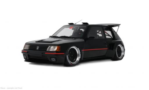 Modelauto Peugeot 205 Base Khyzyl Saleem zwart 2018 1/18 Ottomobile