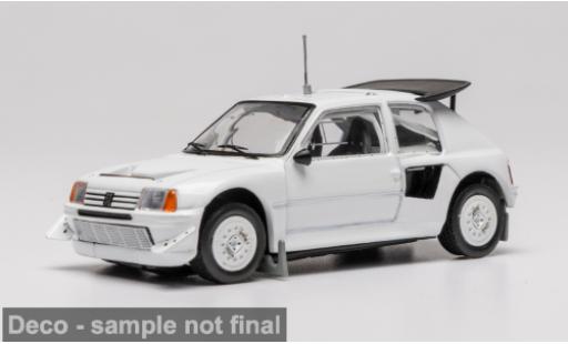 Modelauto Peugeot 205 Turbo 16 16V Evo 2 wit 1986 1/43 IXO