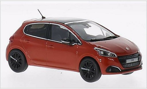 Peugeot 208 Base 1/43 Norev oranje 2015 modelauto