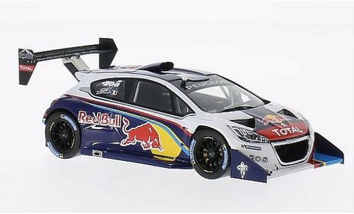 Peugeot 208 T16 1/43 Spark No. Red Bull Pikes Peak 2013 modelauto