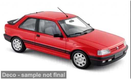 Modelauto Peugeot 309 GTI rood 1987 1/18 Norev