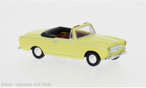 Modelauto Peugeot 403 Cabriolet geel 1956 Drummer 1/87 Brekina