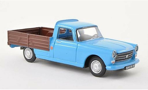 Peugeot 404 Pick up 1/43 Eligor blauw/bruin modelauto