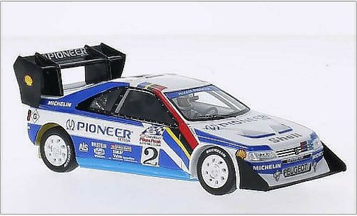 Peugeot 405 Turbo 16 1/43 Spark No.2 Pioneer International Hill Climb Pikes Peak 1989 modelauto