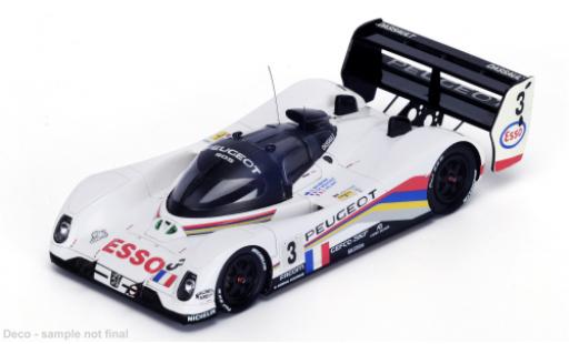 Modelauto Peugeot 905 Le Mans Evo 1B 24h 1993 Talbot Sport #3 E.Helary/C.Bouchut 1/43 Spark