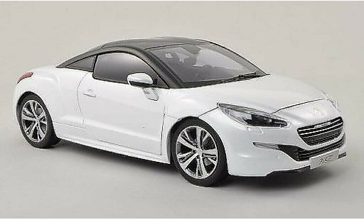 Peugeot RCZ Base 1/18 Norev wit/mat-zwart/zwart 2013 modelauto