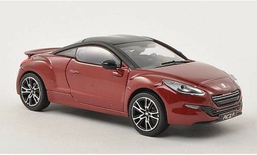 Peugeot RCZ R 1/43 Norev rood/mat-zwart 2013 modelauto