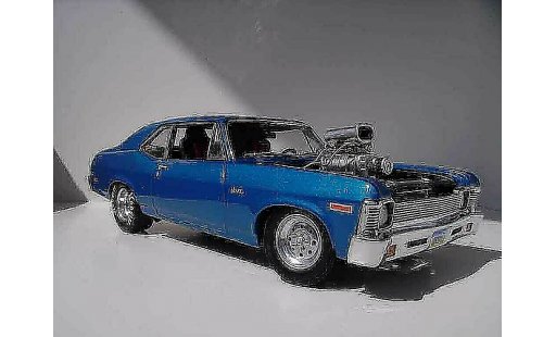 Chevrolet Nova tuning 1/18 GMP 1972 drag modelauto