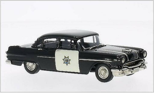 Pontiac Chieftain Base 1/43 Brooklin C.H.P. zwart 1956 modelauto