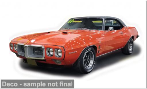 Modelauto Pontiac Firebird 1969 400 rood 1/43 IXO America