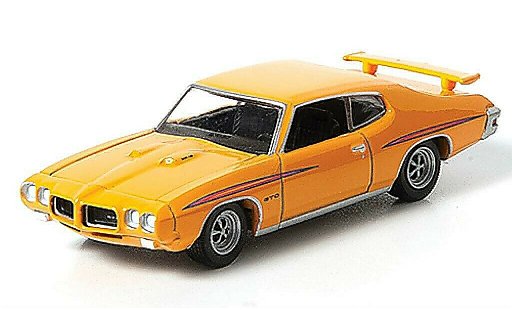 Pontiac GTO Base 1/64 Greenlight geel G.T.O.s modelauto
